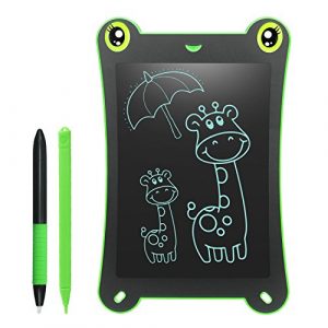 Pizarra electronica lcd para niños 8.5 pulgadas bloc de dibujo 2 imanes 2 plumas para garabatear